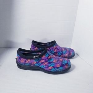 SLOGGERS WOMEN'S PAW PRINT GARDEN SHOES SIZE 7